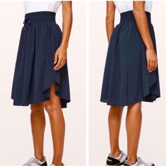 lululemon athletica Dresses & Skirts - lululemon athletica Navy Skirt